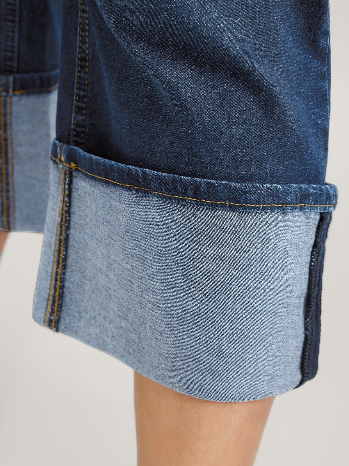 Thigh-Friendly Capri Straight-Leg Jeans