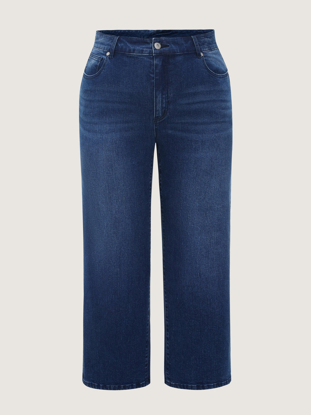 Butt-Lifting Straight-Leg Mid-Rise Jeans