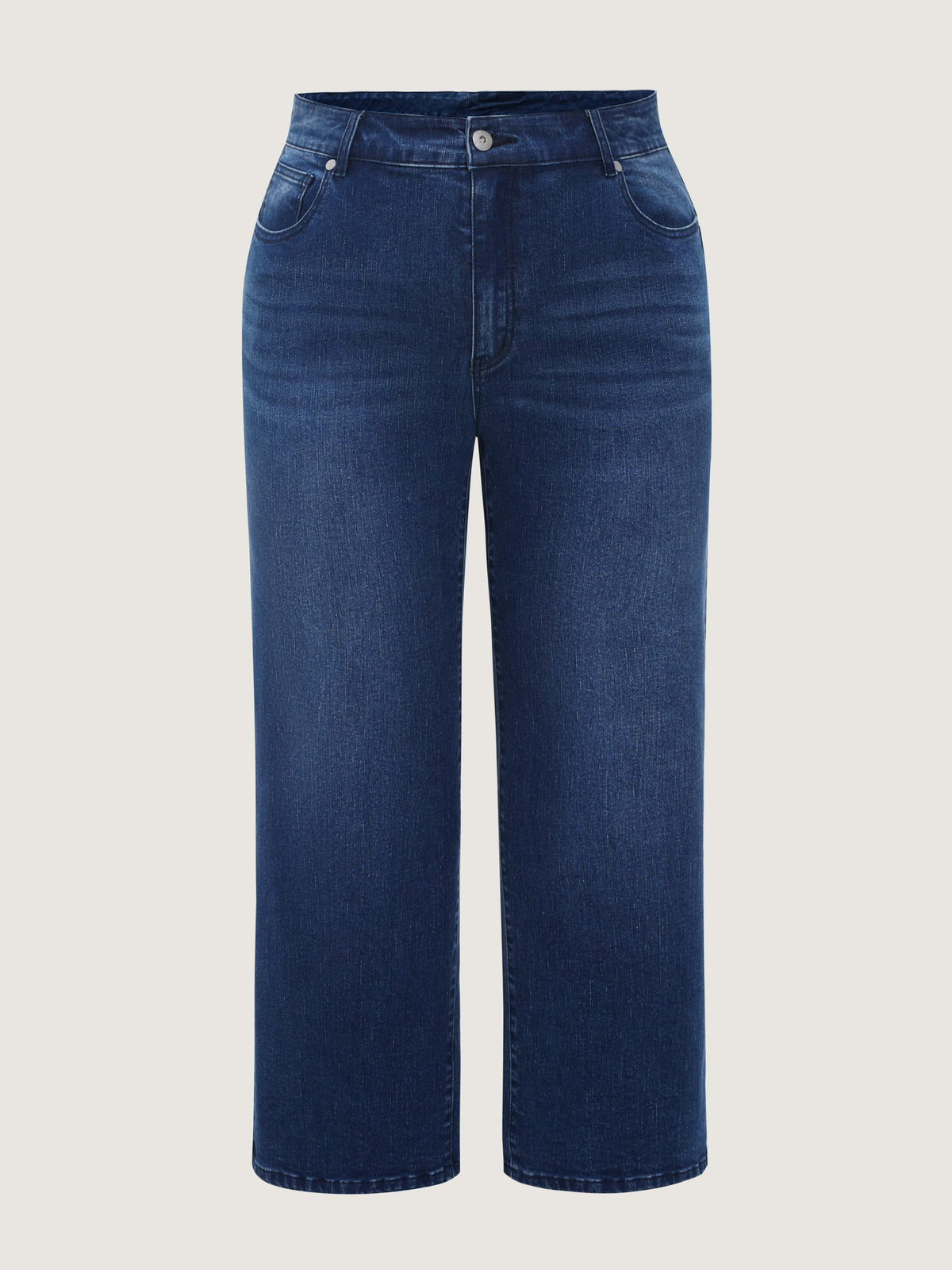 Butt-Lifting Straight-Leg Mid-Rise Jeans