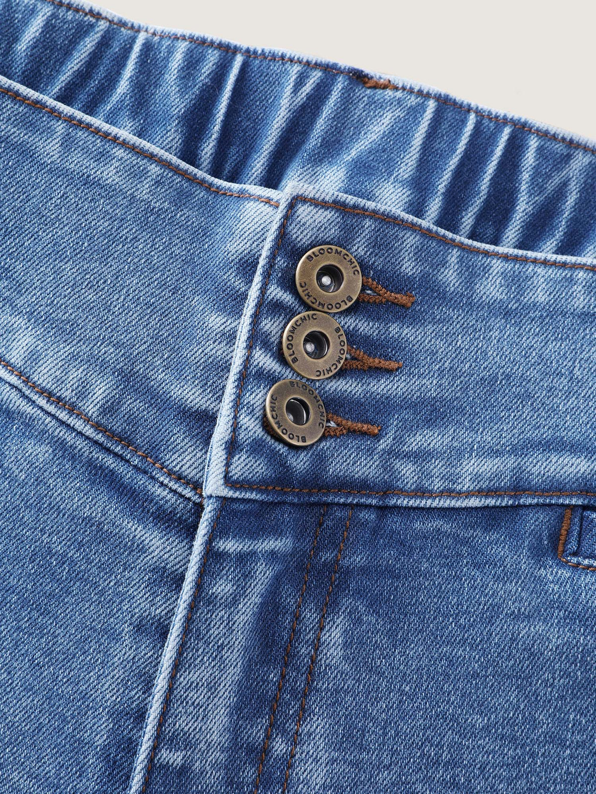 Thigh Friendly Stretchy Waist Flare Jeans