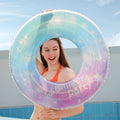 Glitter Swim Ring Pool Float Tube