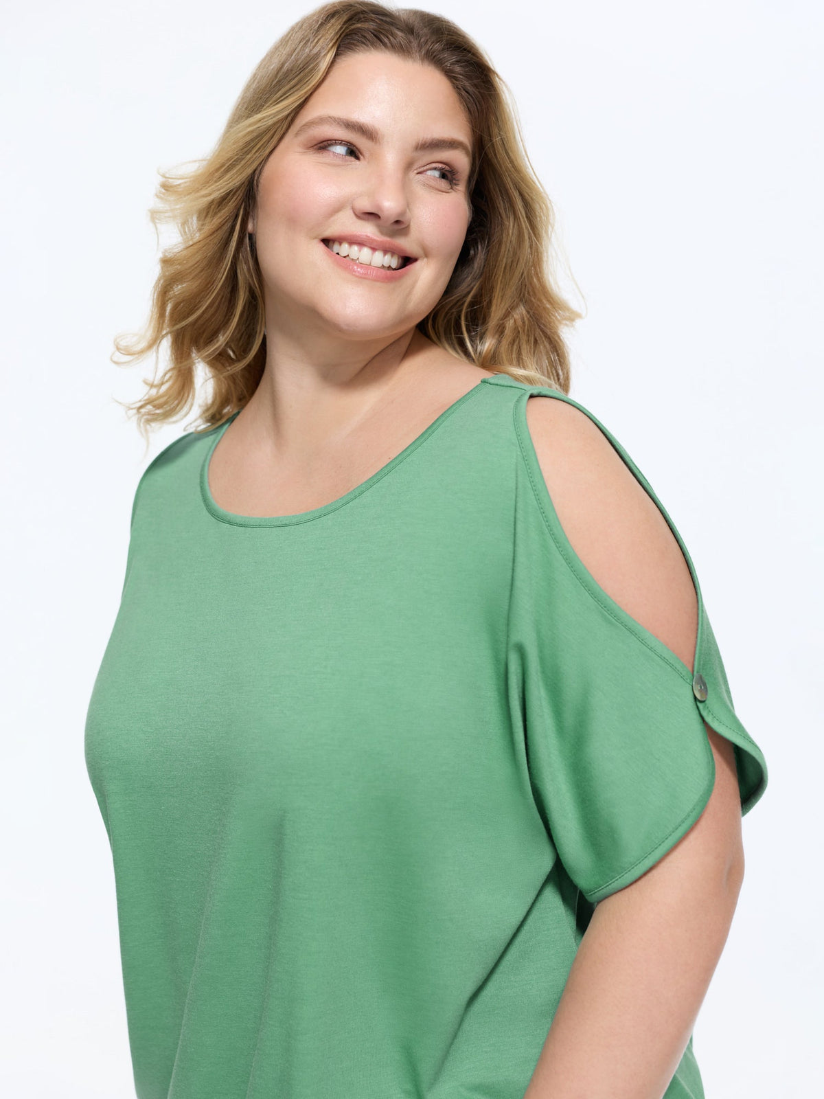 Supersoft Cut-Out Shoulder T-Shirt