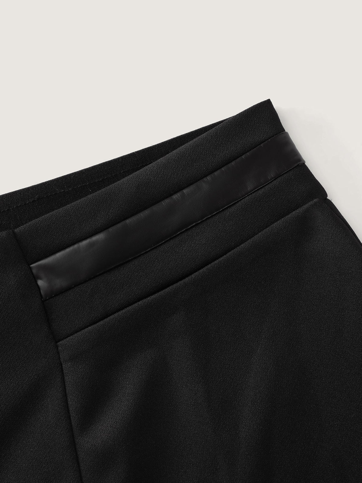 Stretchy Patchwork Skinny-Fit Pants