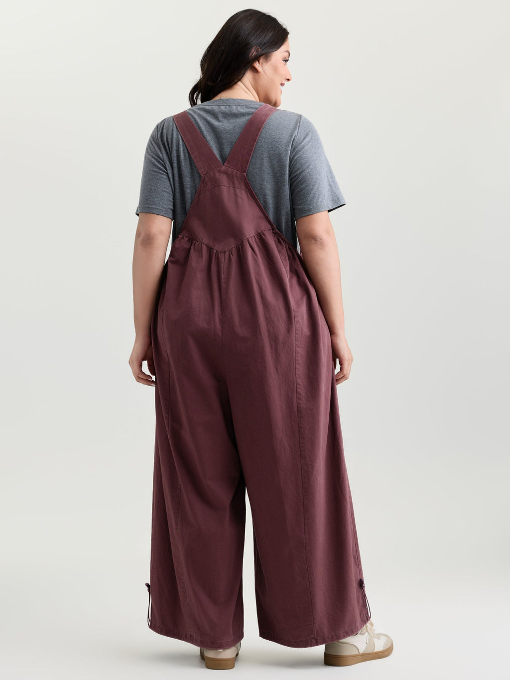 Pure Cotton Washed Distressed Adjustable Overall Jumpsuit