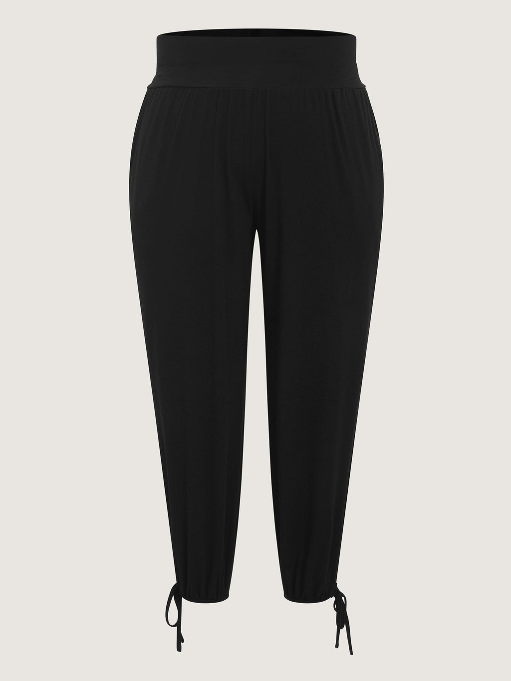 Supersoft Stretchy Side Drawstring Cropped Pants