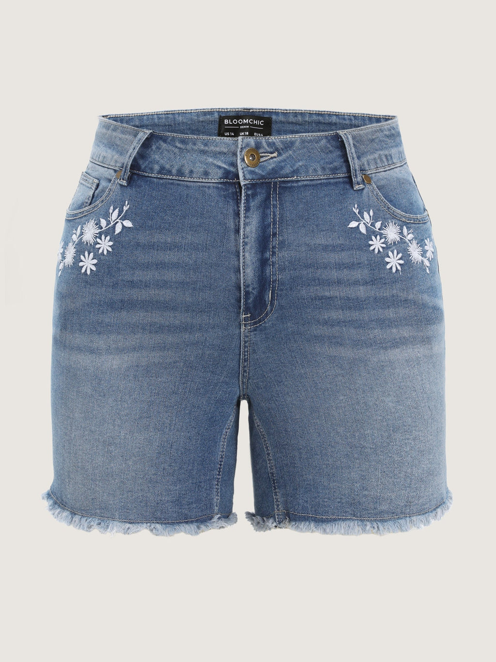 No Gap Waist Skinny-Fit Denim Shorts