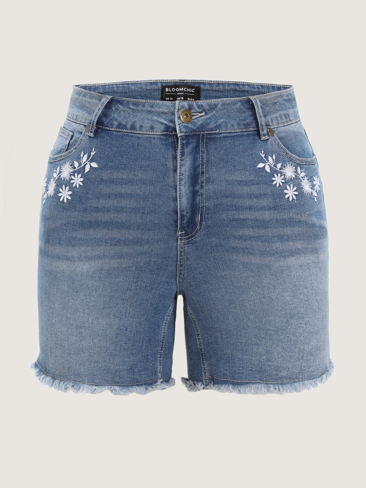 No Gap Waist Skinny-Fit Denim Shorts