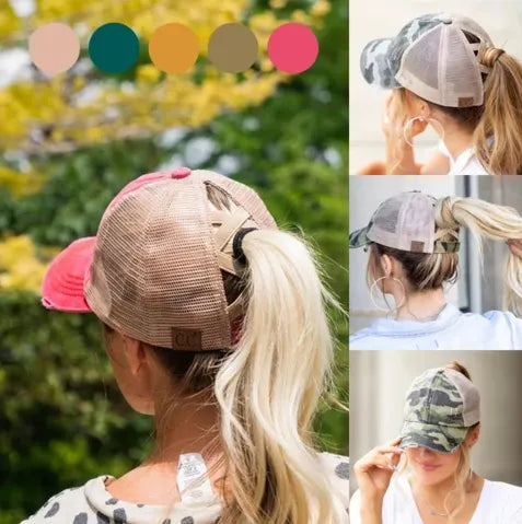 3 Levels Messy Bun Cap