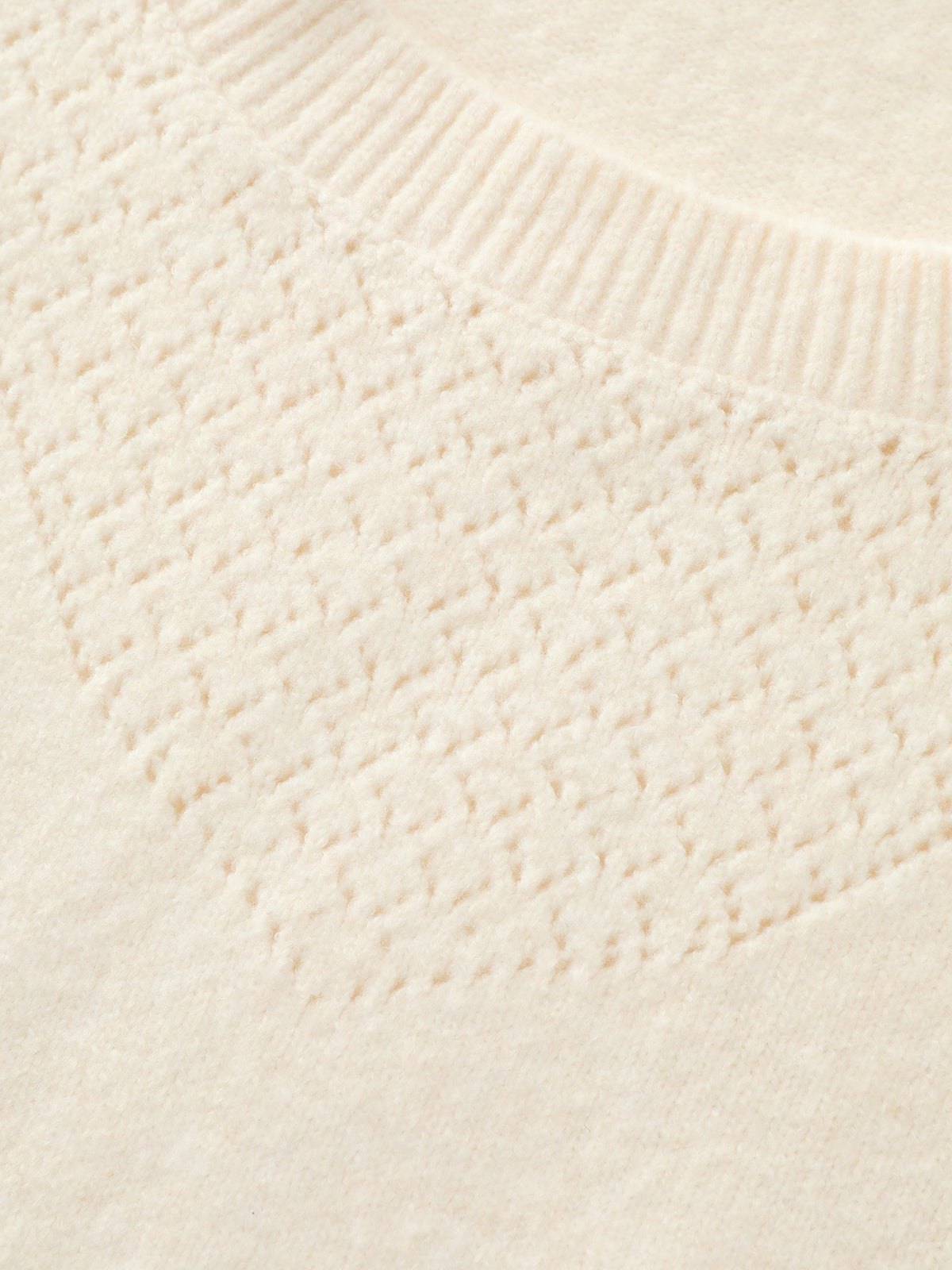 Cut-Out Sleeve Ribbed Hem Pullover