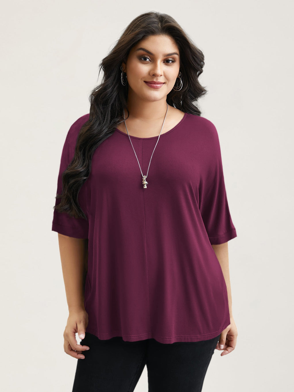 Supersoft Round Neck Plain T-Shirt