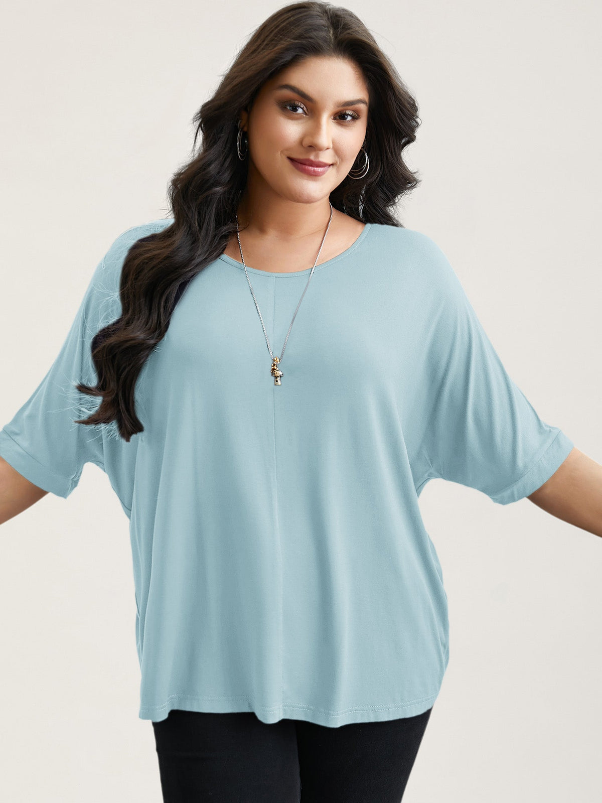Supersoft Round Neck Plain T-Shirt