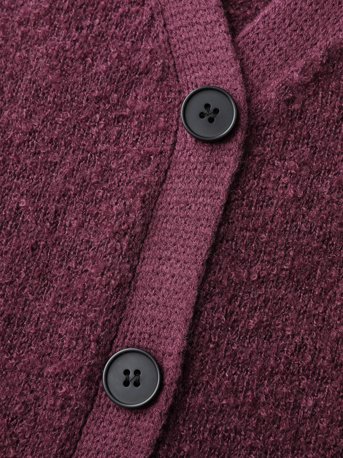 Textured Button Pockets Knit Cardigan