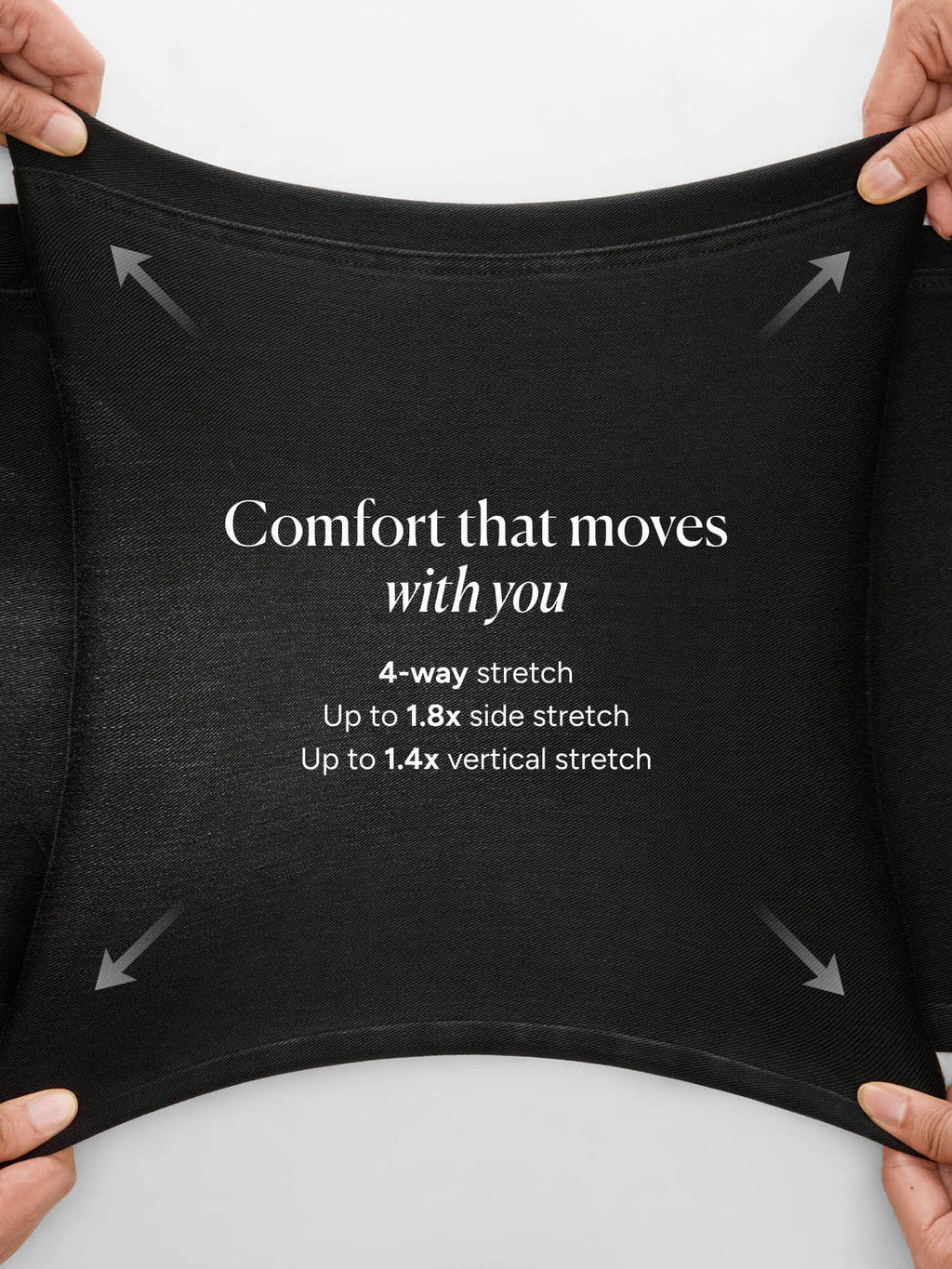 Stretchy Pull-On Wide-Leg Knit Jeans