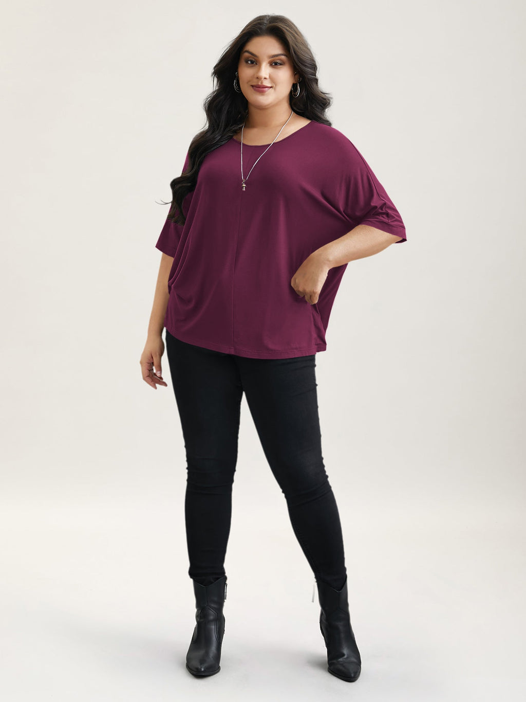 Supersoft Round Neck Plain T-Shirt