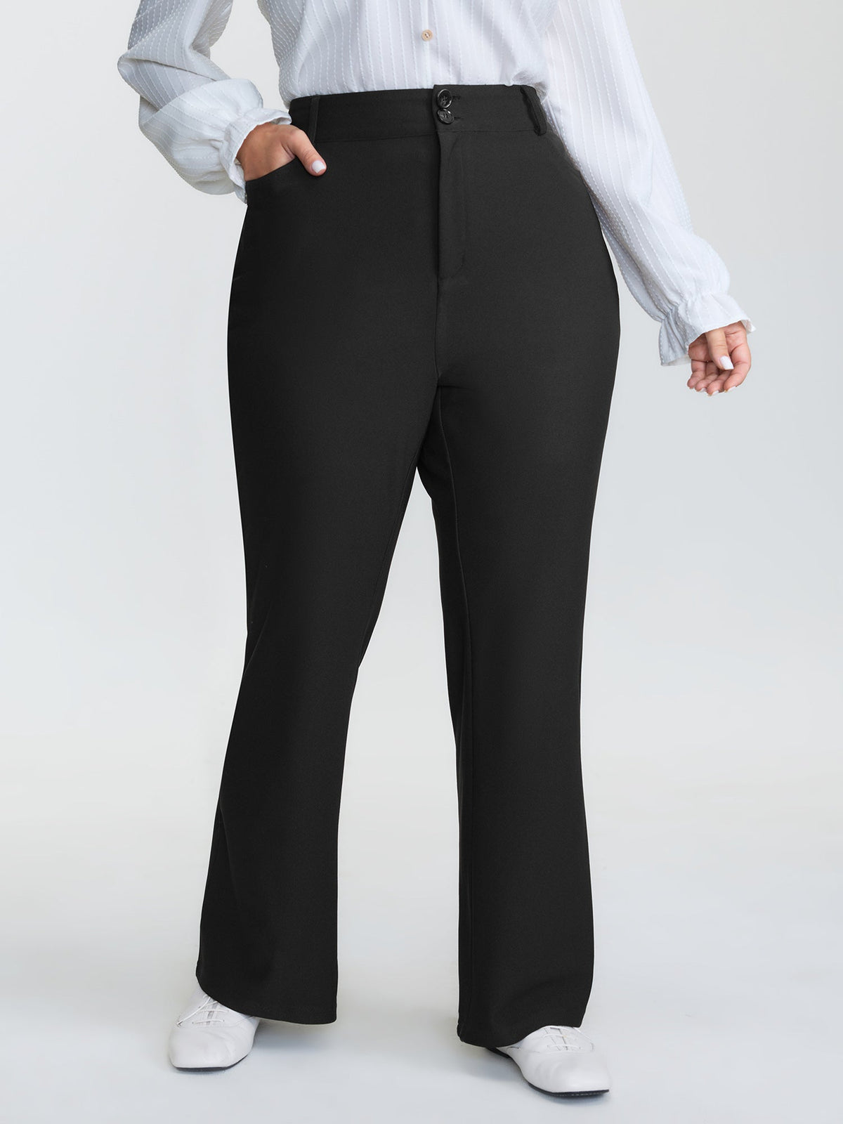 Supersoft Stretchy Plain Bootcut Pants