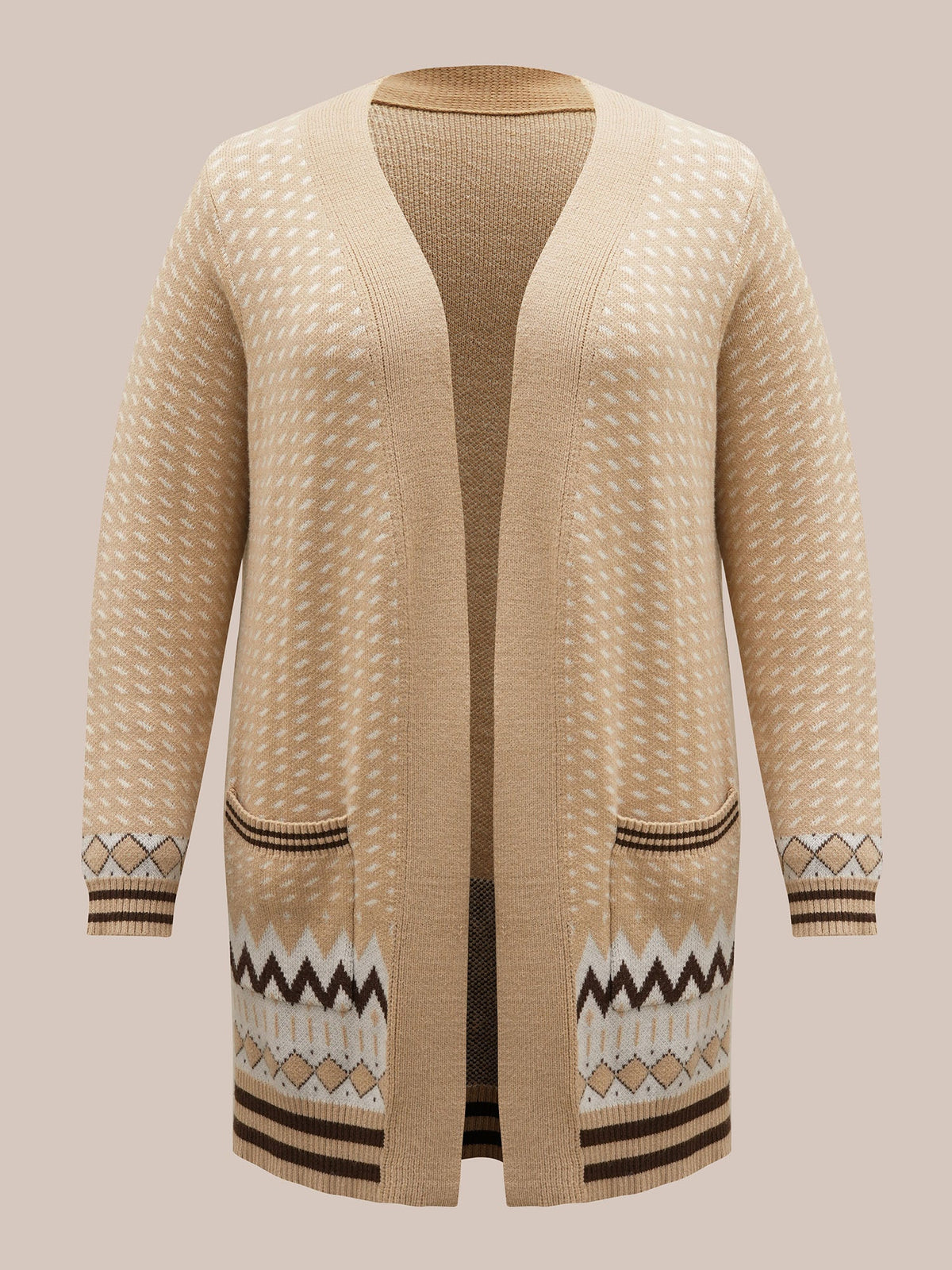 Supersoft Essentials Bandana Geometric Pocket Cardigan