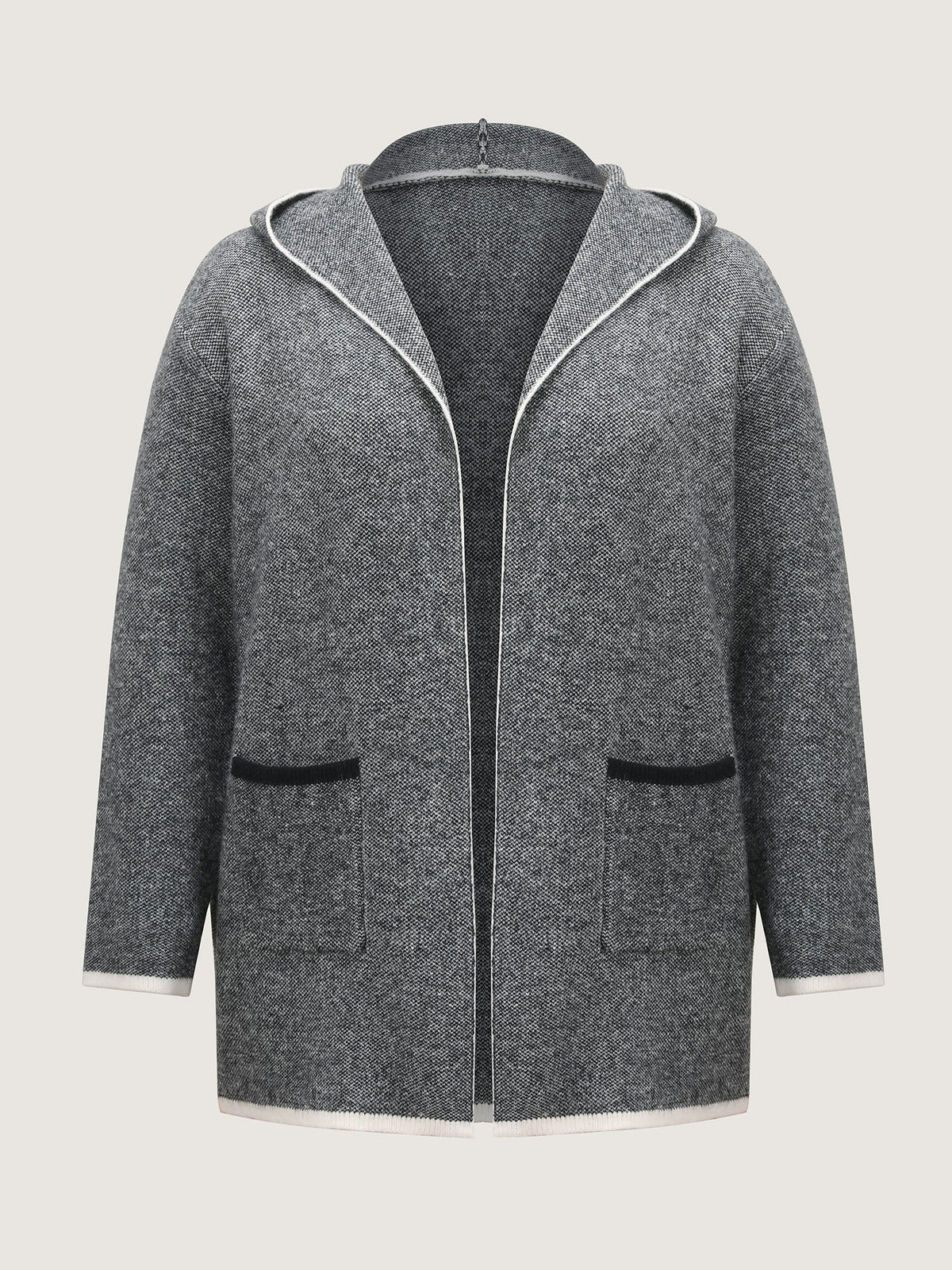 Supersoft Super Stretchy Hooded Knit Cardigan