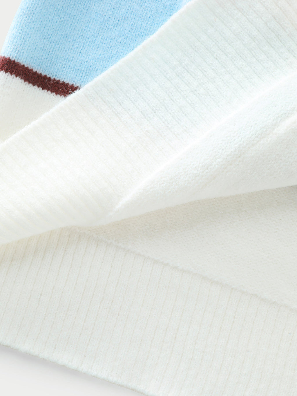 Colorful Stripes Button Knit Cardigan
