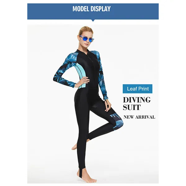 SBART Lycra Women One Piece Diving Suit for Snorkeling Surfing Swimming