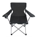 Quad Folding Camping Chair with Built-in Cup Holder, Heavy Duty Portable Outdoor Foldable Chair for Camping, Garden, Fishing & Picnic