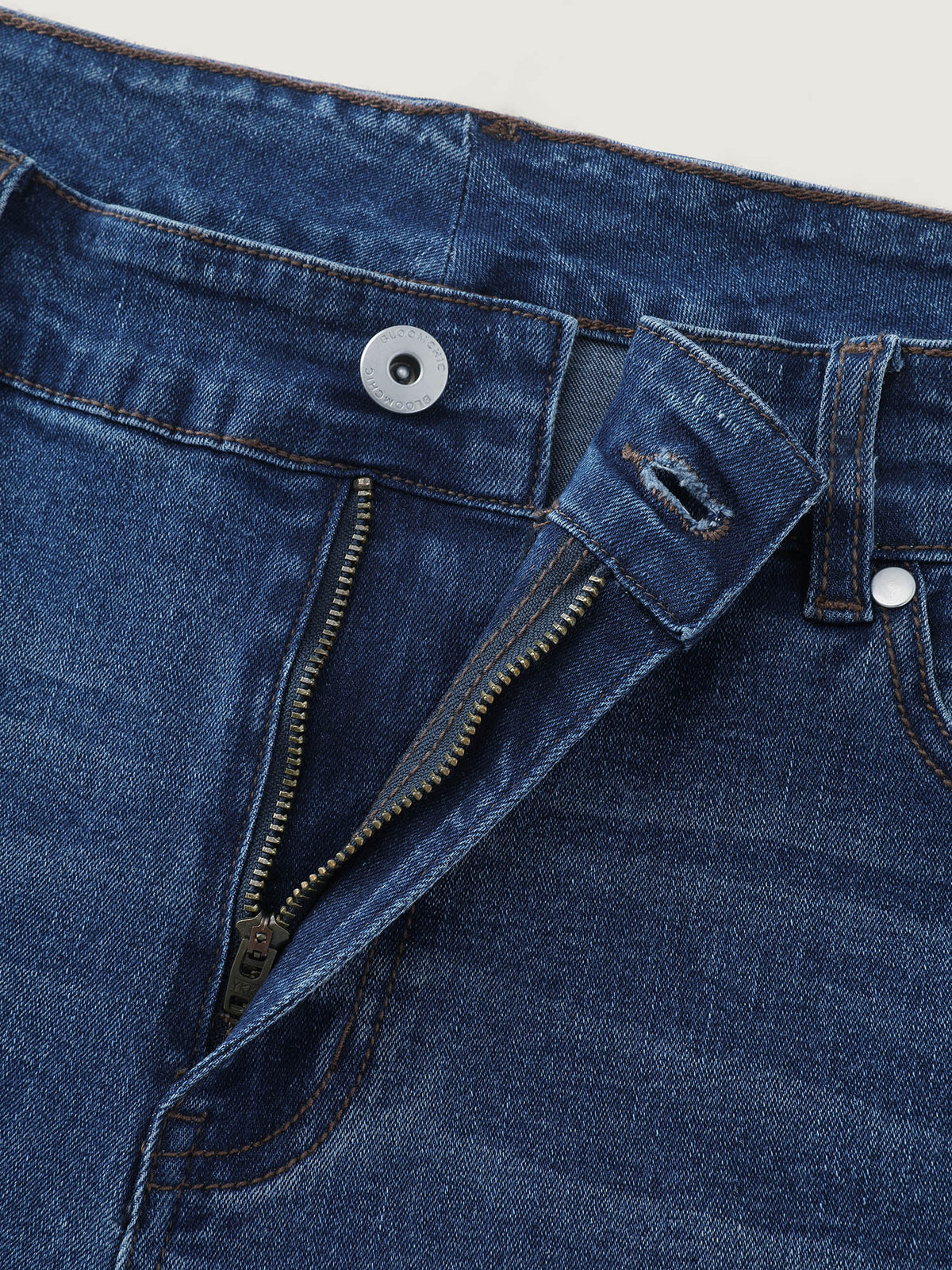 Stretchy Bootcut Medium Wash Jeans