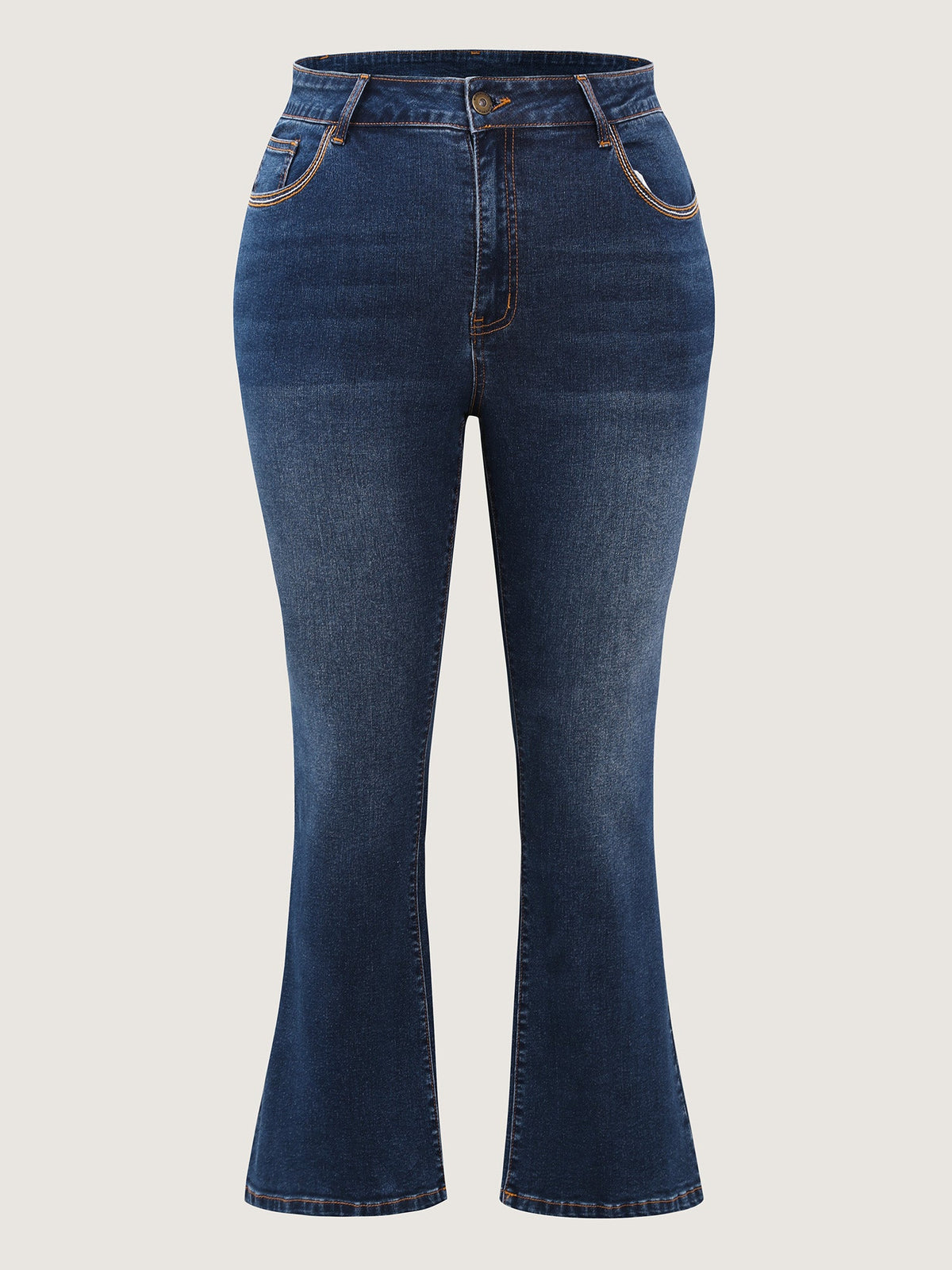 Thigh-Friendly High-Rise Flared Jeans