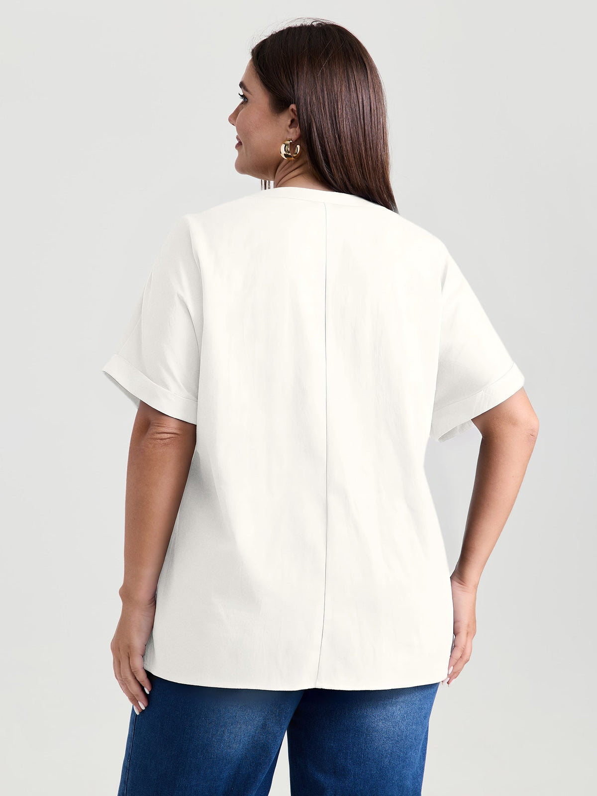 Breathable Feel Textured Blouse