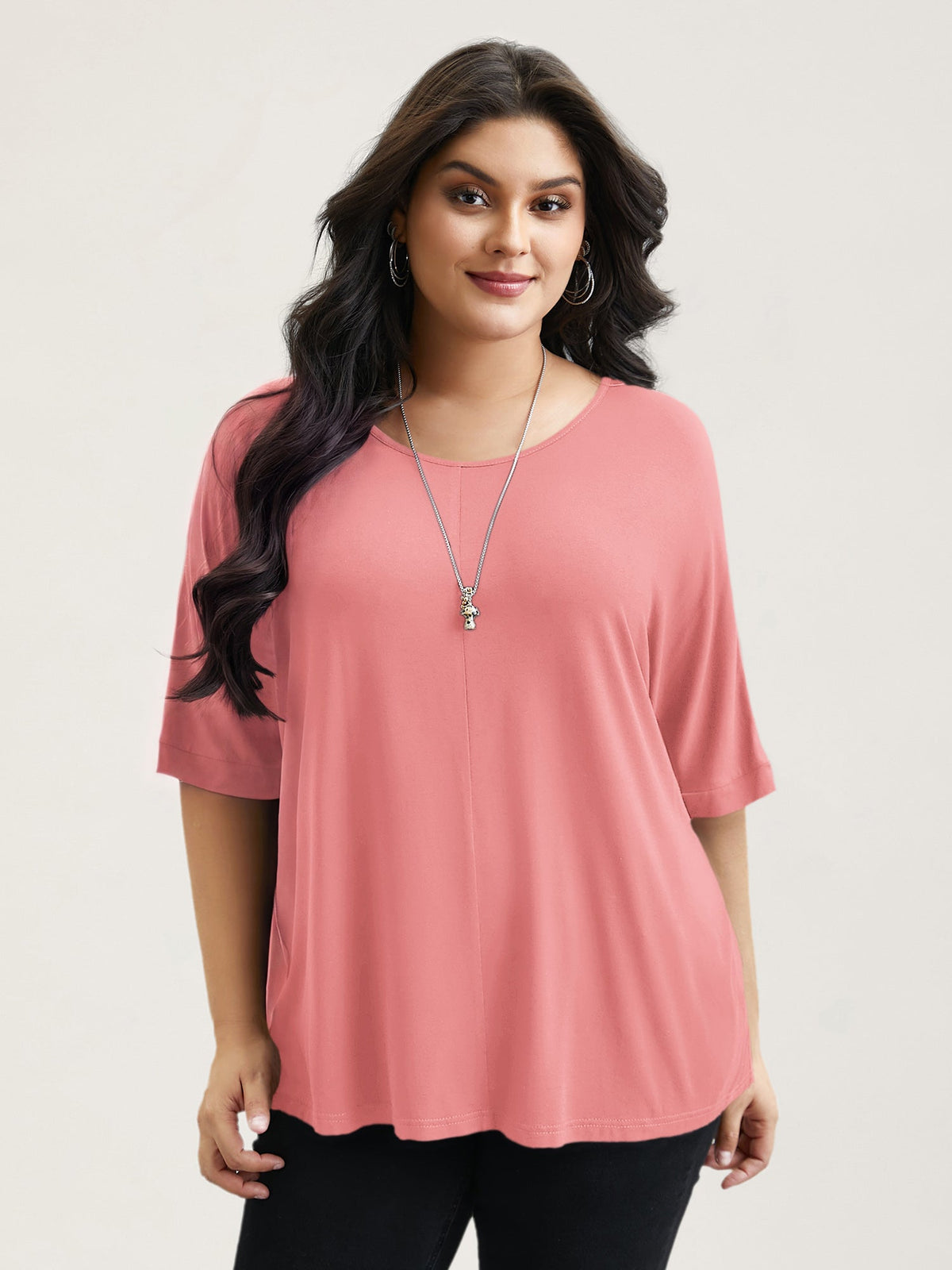 Supersoft Round Neck Plain T-Shirt
