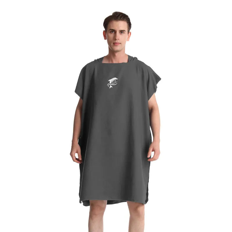 Quick Dry Hooded Towel with Hood Wetsuit Changing Towel