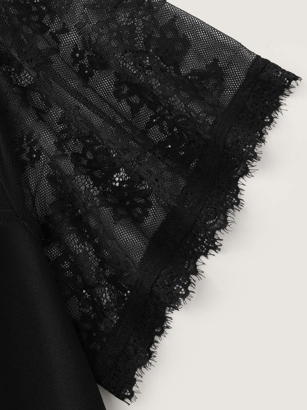 Sheer Lace Neckline Sweetheart Midi Dress