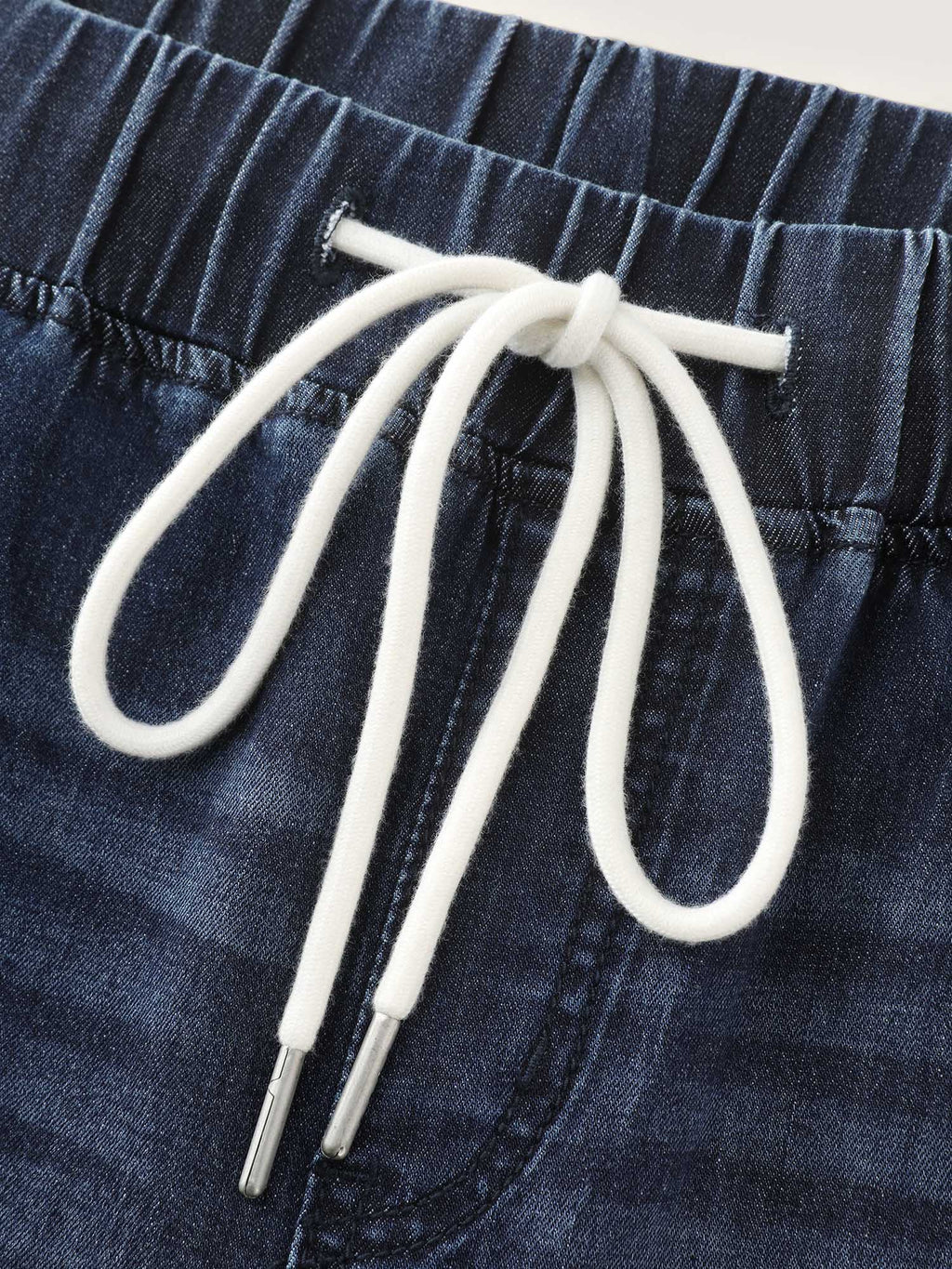 Easy Pull-On Stretchy Wide-Leg Jeans