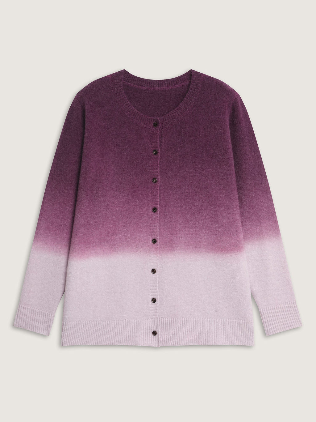 Supersoft Stretchy Color Gradient Knit Cardigan
