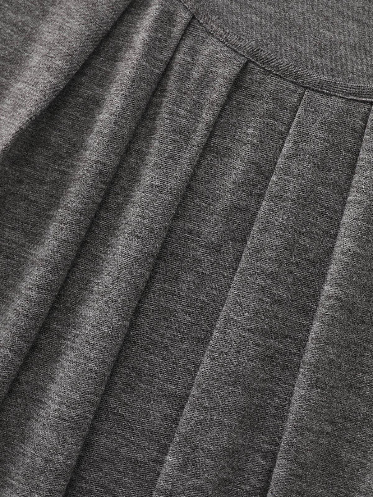 Supersoft Stretchy Pleated Front Round Neck T-Shirt