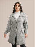 Airy Cozy Lapel Collar Pocket Wool Cardigan
