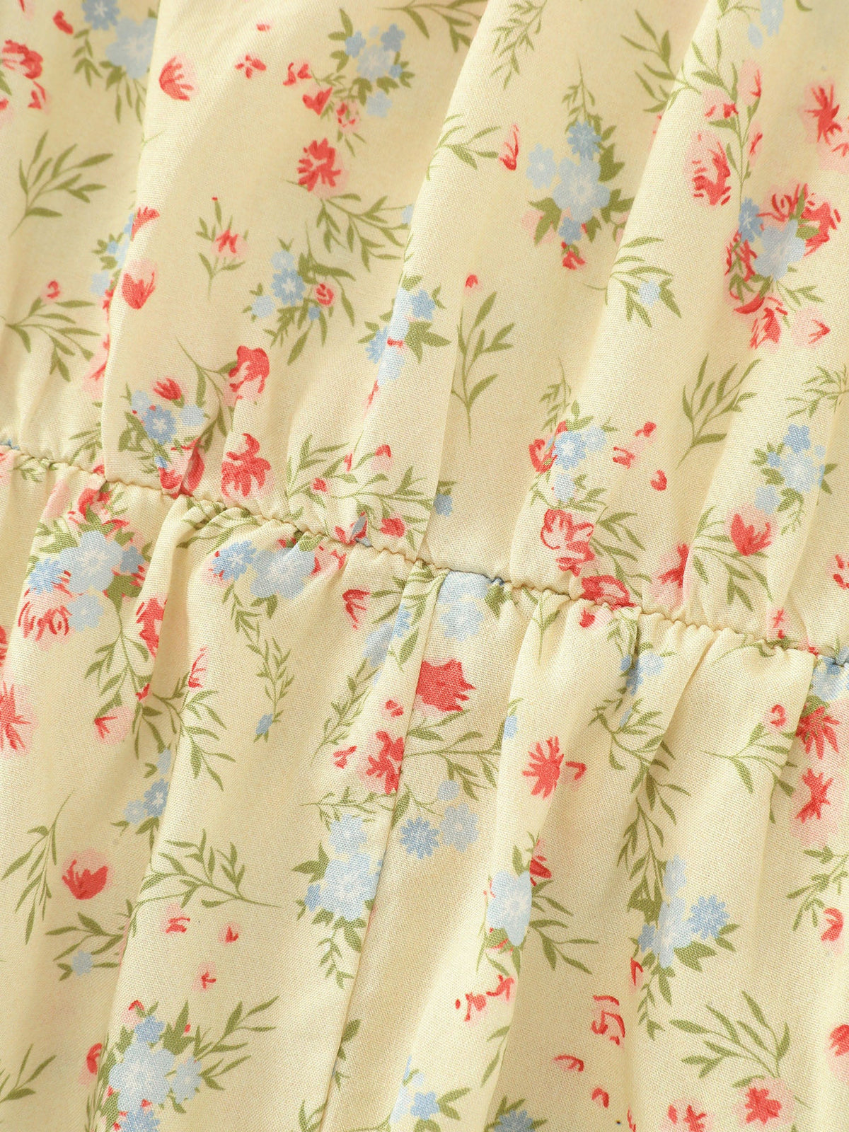 Supersoft Floral Print Fit And Flare Blouse