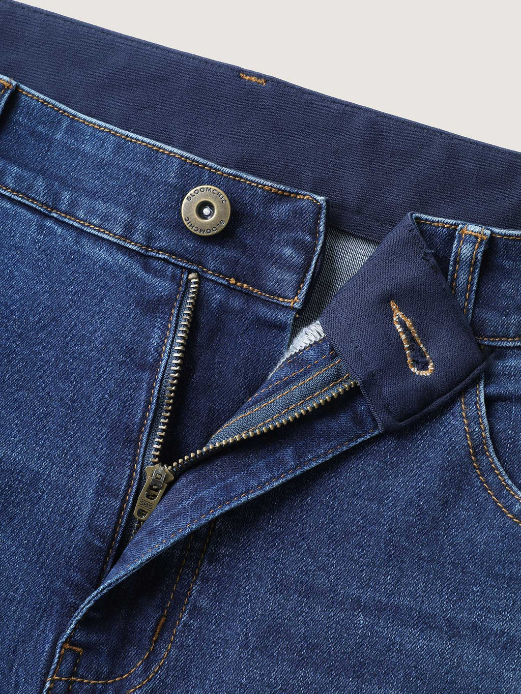 Classic High-Rise Straight-Leg Jeans
