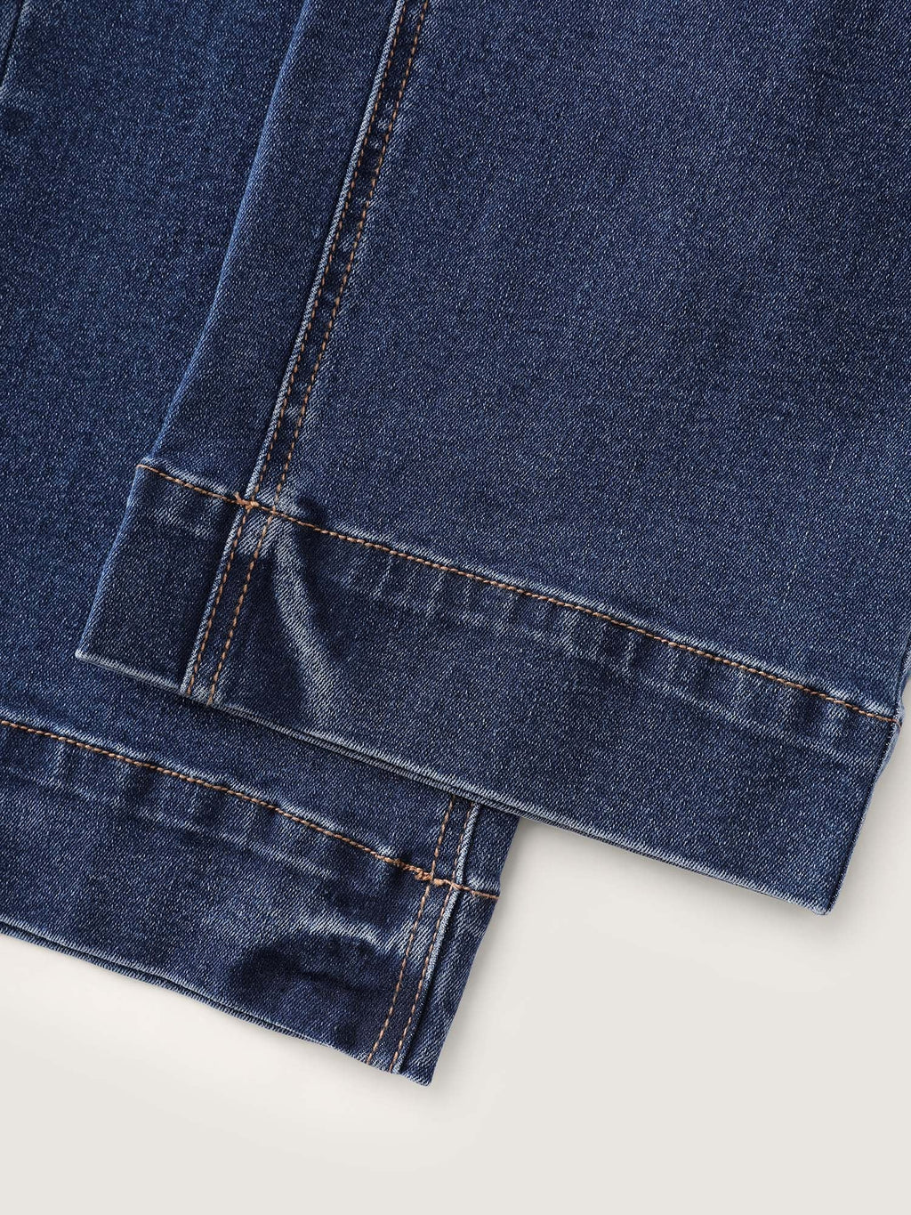 Thigh-Friendly High-Rise Straight-Leg Jeans