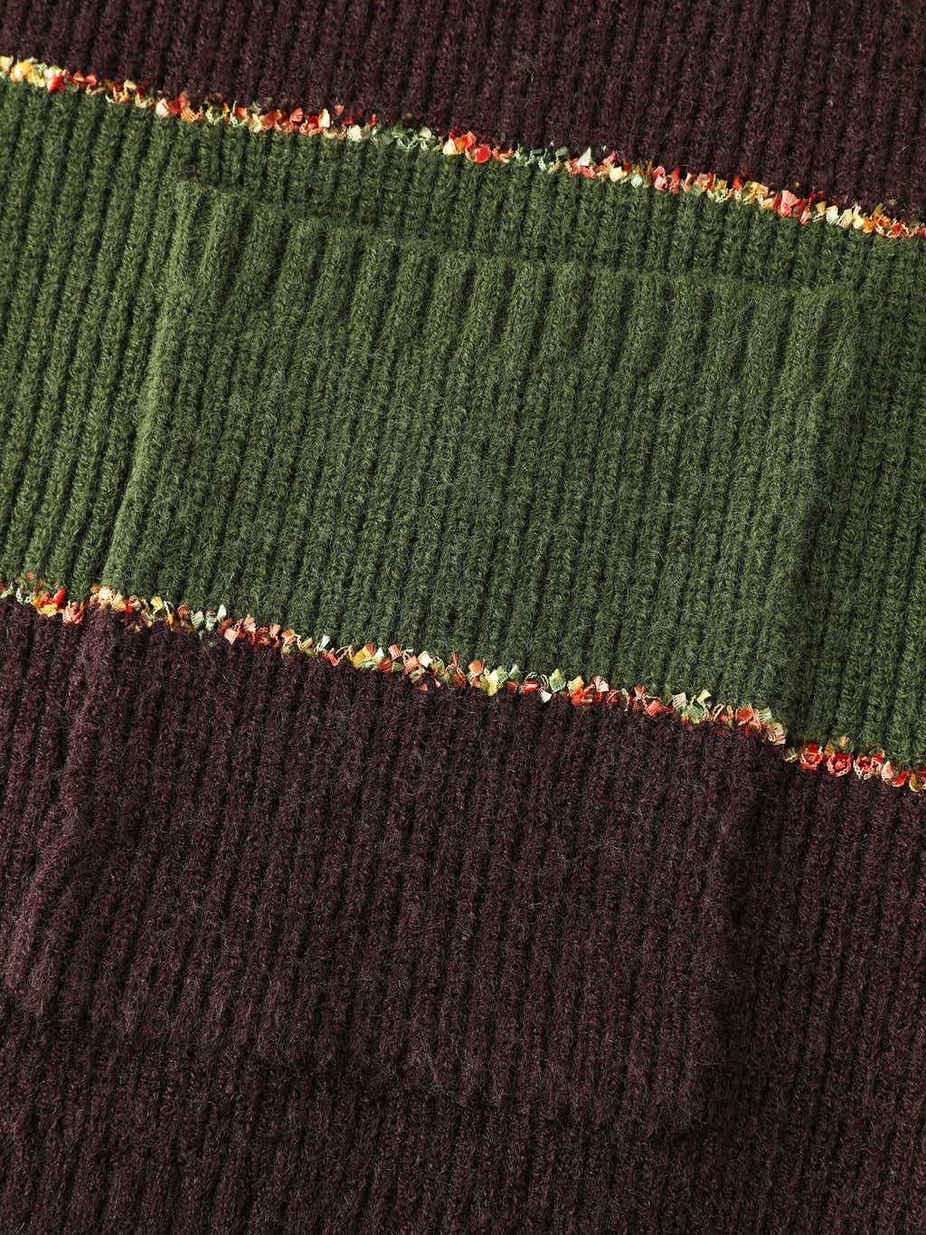 Textured Front-Open Heather Knit Cardigan