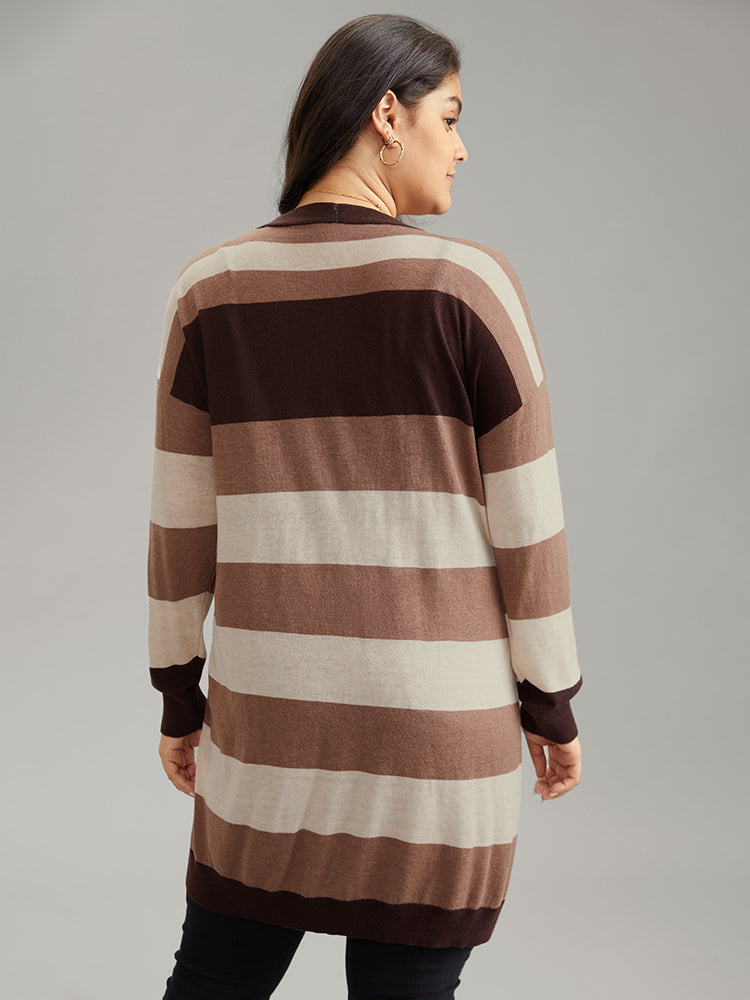Supersoft Essentials Colorblock Contrast Pocket Cardigan