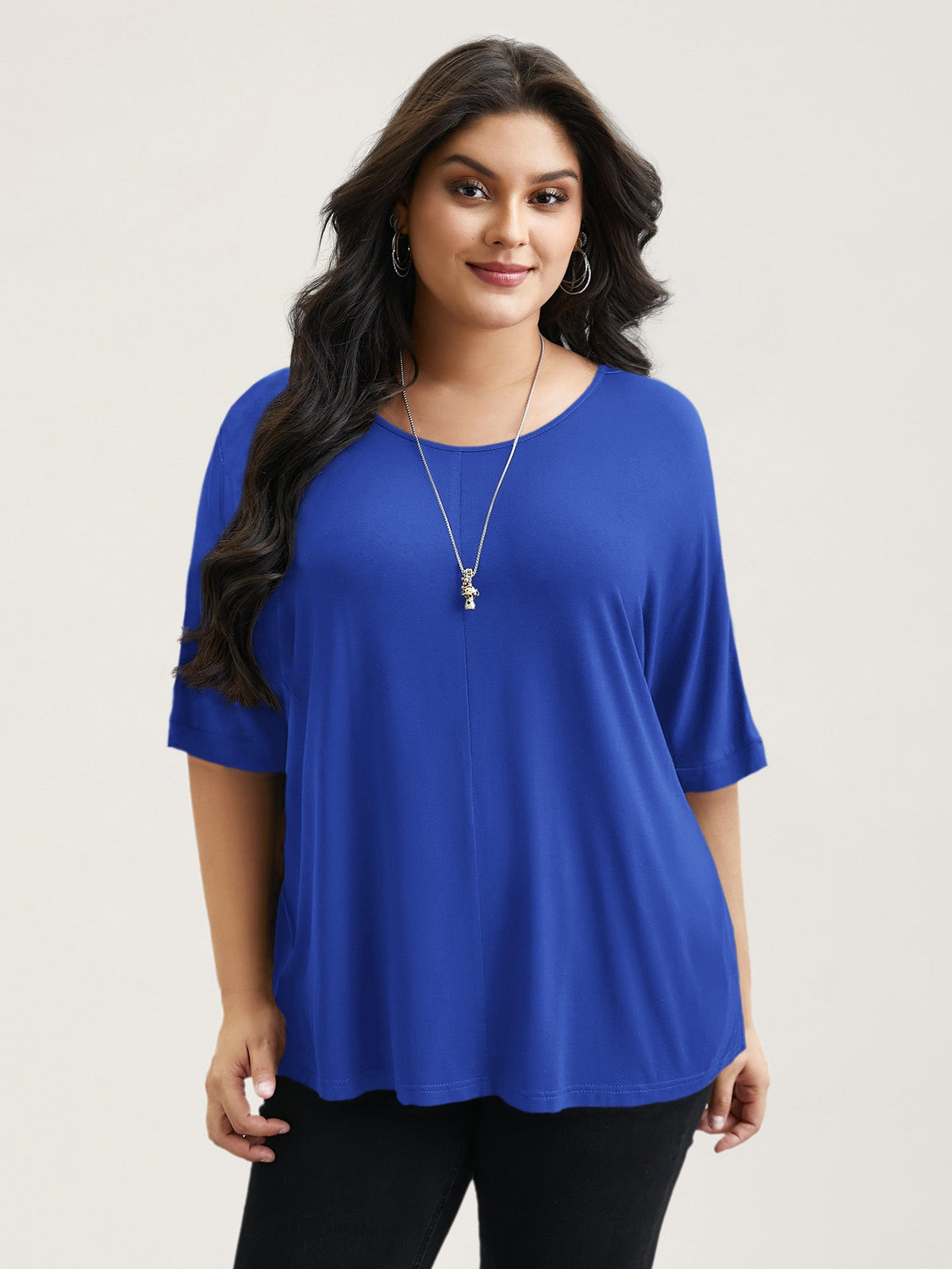 Supersoft Round Neck Plain T-Shirt