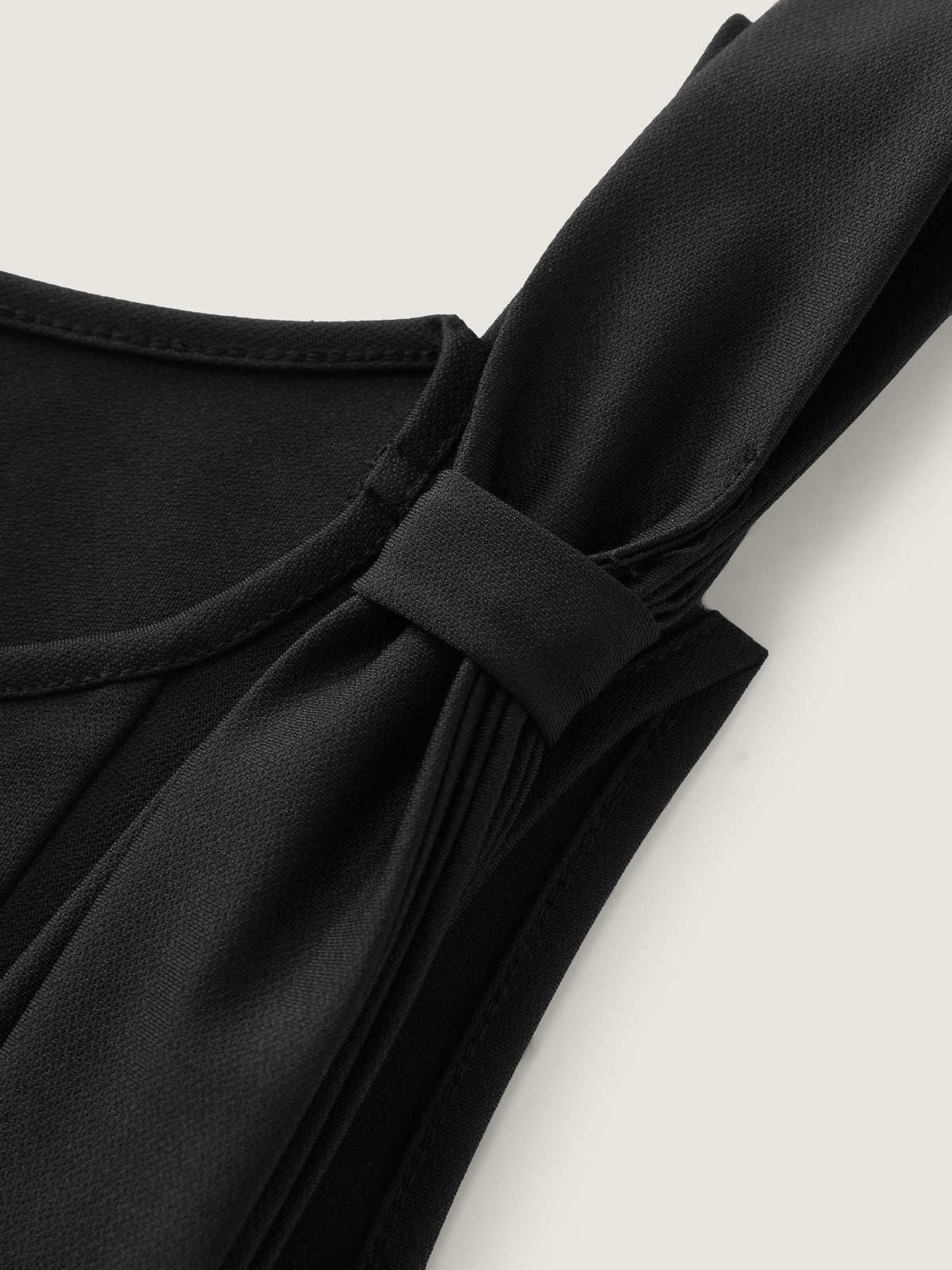 Shoulder Tie Sculpting Bodice Mini Dress