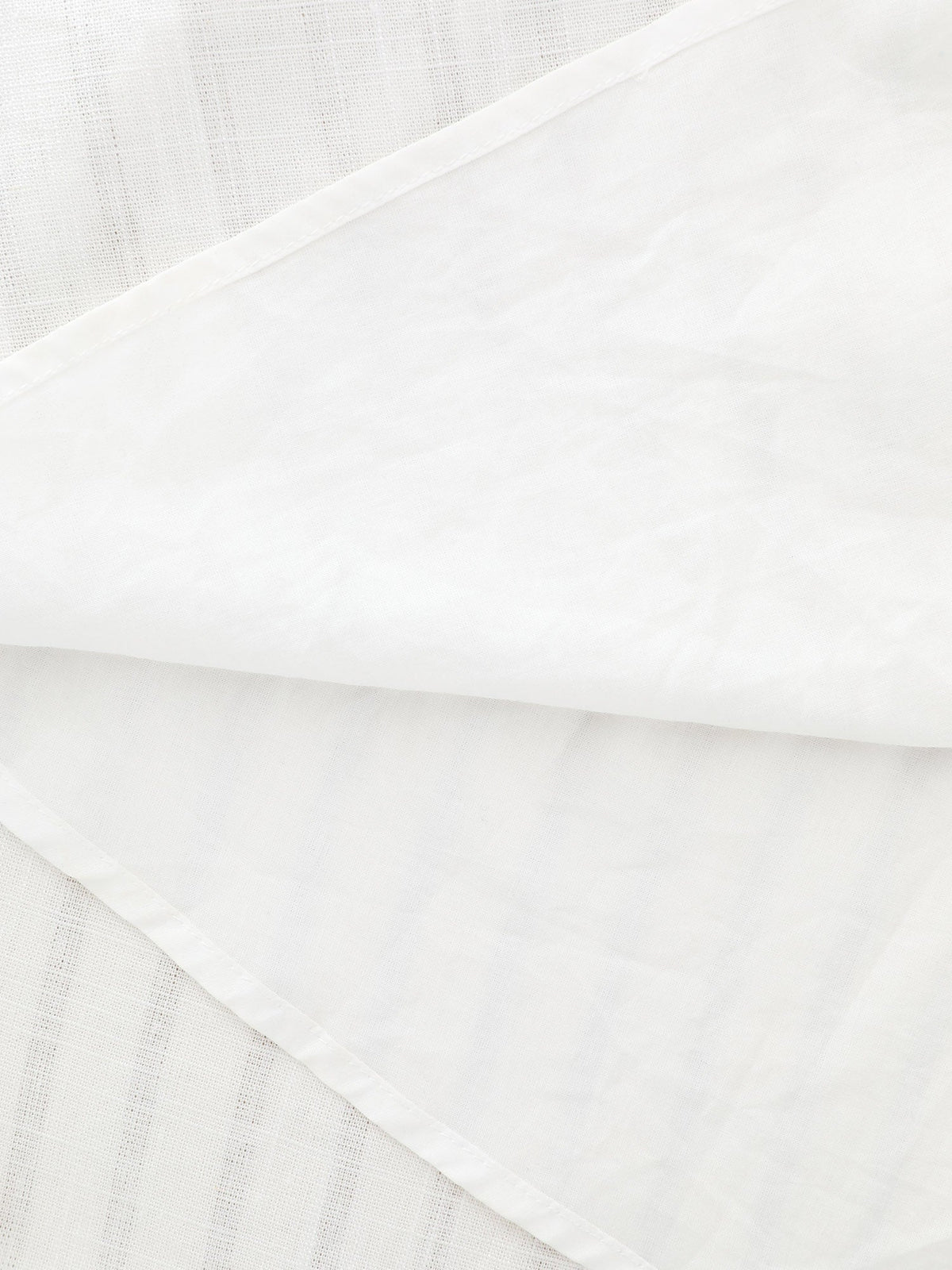 Cotton-Linen Blend Collar Sleeveless Midi Shirt Dress