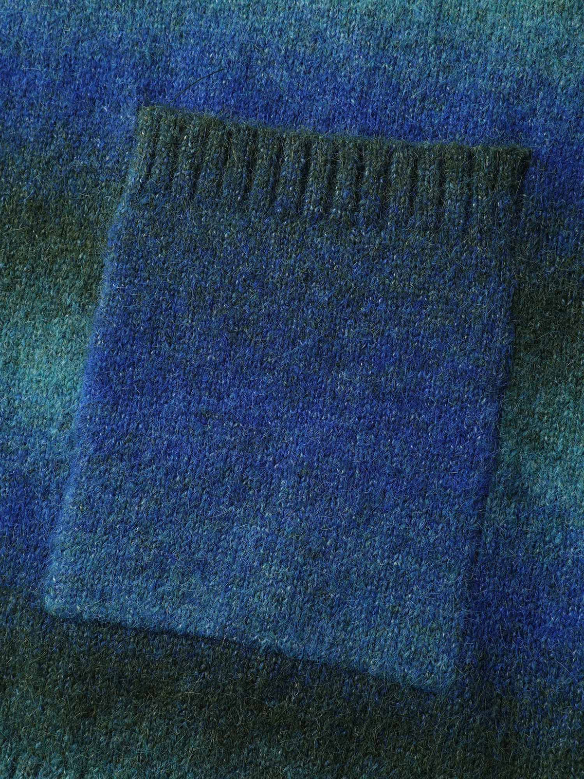 Heather Pockets Open-Front Knit Cardigan