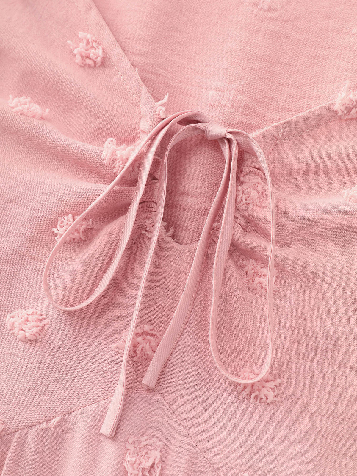 Ruffled Sleeve Adjustable Ruched Bodice Blouse