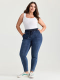 Super Stretchy Pull-On Skinny-Fit Jeans