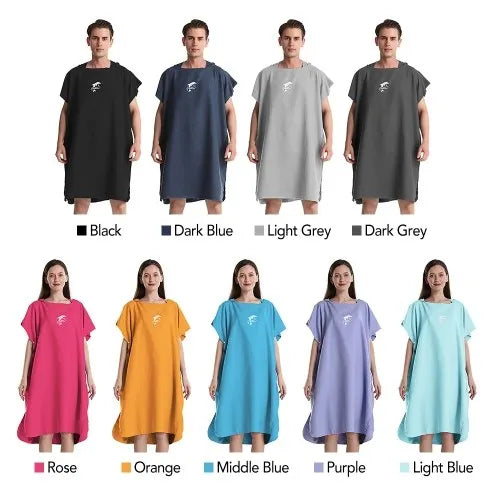 Quick Dry Hooded Towel with Hood Wetsuit Changing Towel