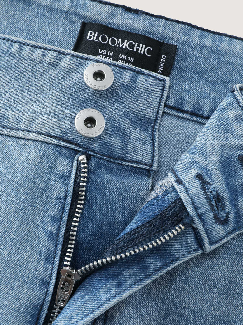 Supersoft Floral Embroidered Flared Hem Jeans