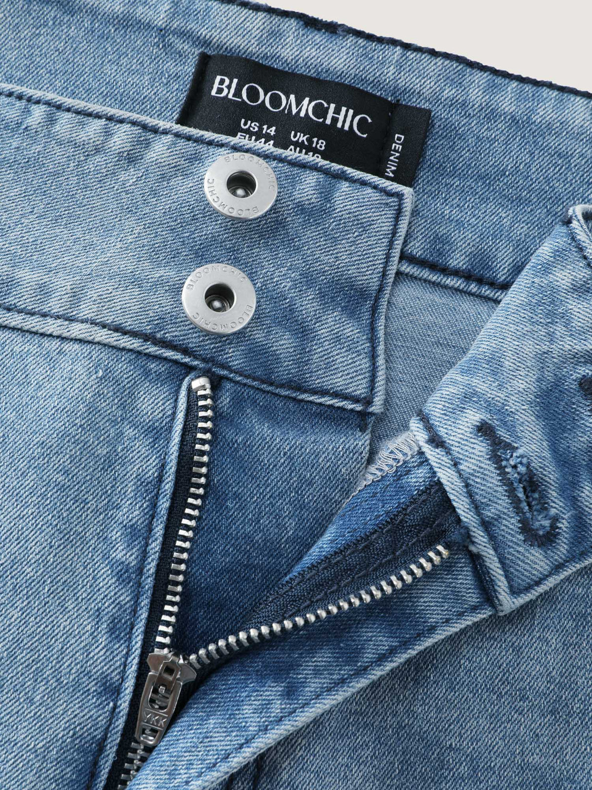 Supersoft Floral Embroidered Flared Hem Jeans