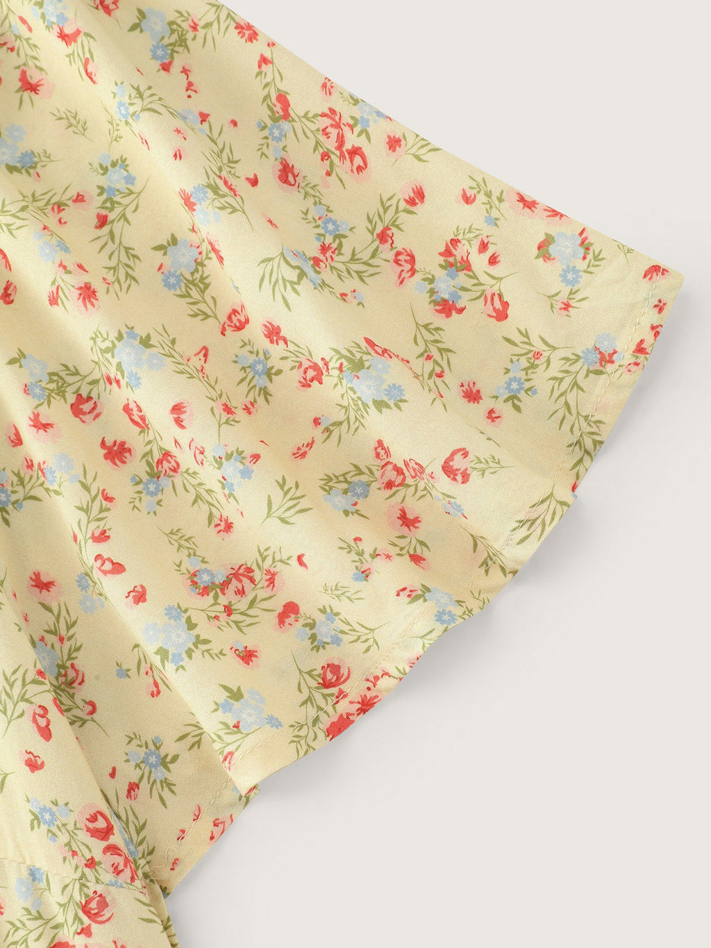 Supersoft Floral Print Fit And Flare Blouse