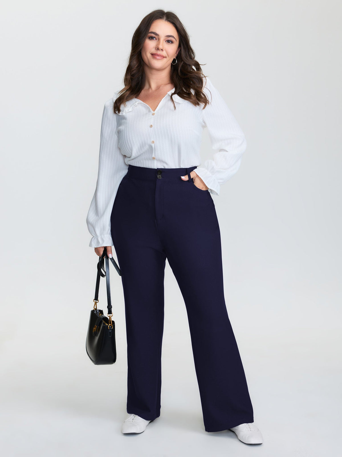 Supersoft Stretchy Plain Bootcut Pants